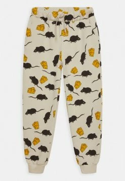 Mini Rodini MOUSE SWEATPANTS UNISEX - Tracksuit Bottoms - Light Grey
