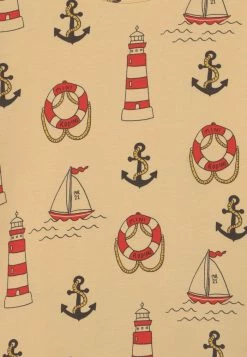 Mini Rodini LIGHTHOUSE TEE - Print T-shirt - Yellow -Mini Rodini shop e40f02fa35c24ec6ae8b94d9aa05d803