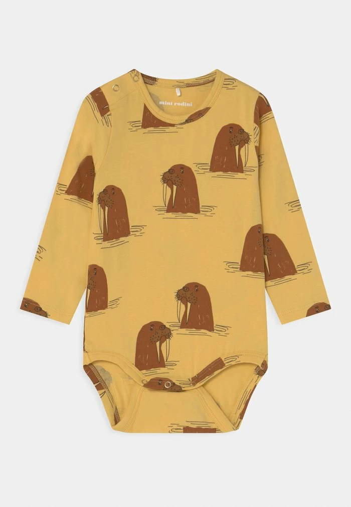 WALRUS UNISEX - Body - yellow Mini Rodini WALRUS UNISEX - Body - Yellow -Mini Rodini shop e80da87254b64fd1b016ed3eb7caebae