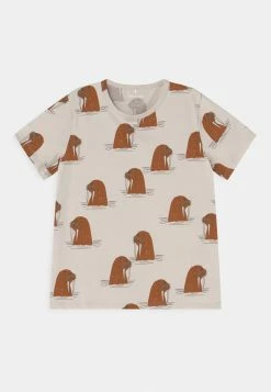 Mini Rodini WALRUS TEE UNISEX - Print T-shirt - Grey
