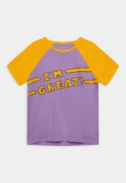 Mini Rodini I AM GREAT TEE UNISEX - Print T-shirt - Purple