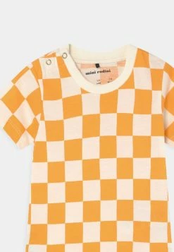 Mini Rodini CHESS CHECK UNISEX - Body - Orange -Mini Rodini shop ebee2fb06fcb4231a454a31be981d9d7