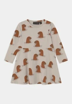 Mini Rodini WALRUS DRESS - Jersey Dress - Grey