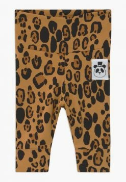 Mini Rodini BABY BASIC LEOPARD - Leggings - Trousers - Beige -Mini Rodini shop ef83ed0118154a26a95d4a3291b5d723