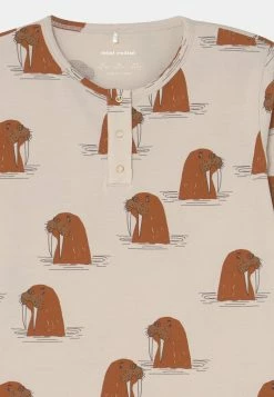 Mini Rodini WALRUS GRANDPA UNISEX - Long Sleeved Top - Grey -Mini Rodini shop f854e1718e314bf090c803d349609b7a