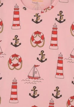 Mini Rodini LIGHTHOUSE TEE UNISEX - Long Sleeved Top - Pink -Mini Rodini shop fb7047a4779e4d719b542726d2c49211
