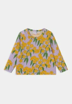 Mini Rodini ALPINE FLOWERS TEE - Long Sleeved Top - Purple